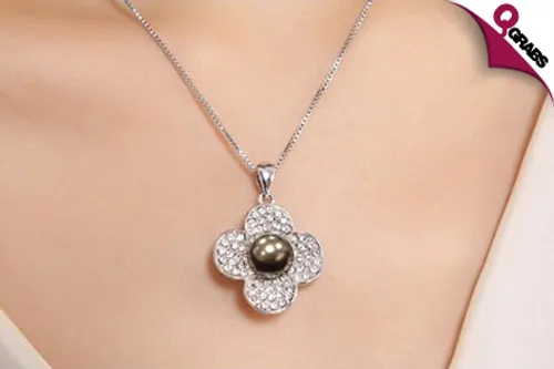 From QR69, Dazzle with Flower Pearl Jewelry Sets in Three Lovely Shades! (Up to QR387 Value)